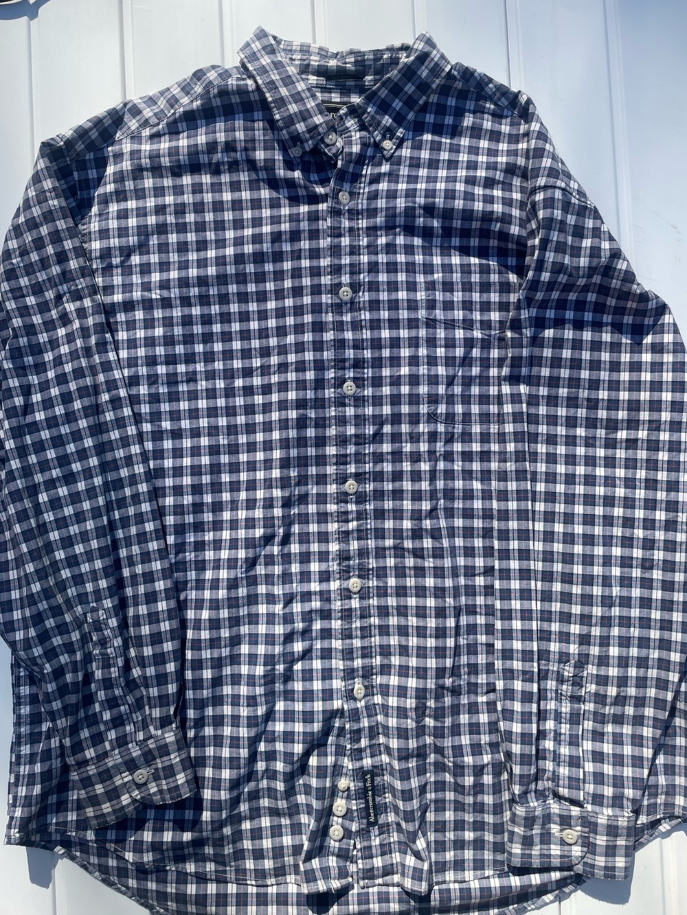 Vintage Abercrombie & Fitch Button Down “Big Shirt”, Size L, EUC